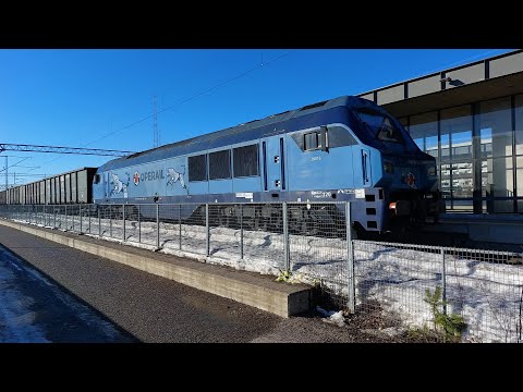 Operailin tyhjä antrasiittijuna 21.3.2022