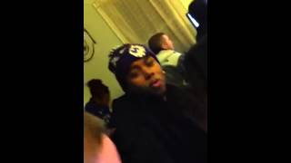 Cam Meekins chopping a beat with OG SWAGGERDICK