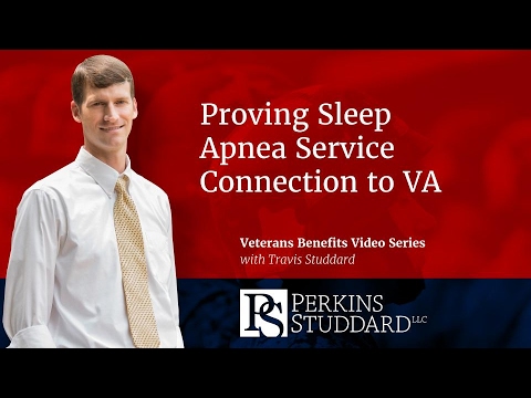 Proving Sleep Apnea Service Connection to VA