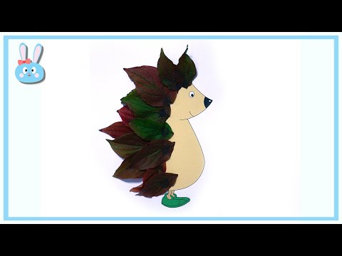Hérisson d'automne - Activité manuelle pour enfants à imprimer - Bricolage - DIY