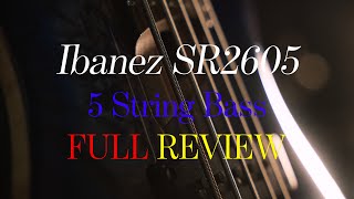 Video thumbnail for Ibanez SR2605 full Bass Review by Simon Peter King