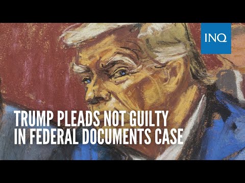 Trump pleads not guilty in federal documents case