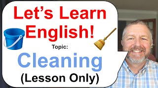 Free English Class! Topic: Cleaning! 🧹🧺🗑️ (Lesson Only)