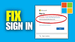 How To Fix Microsoft Account Sign In Problems