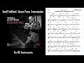 Terell Stafford - Hocus Pocus Transcription (Bb)