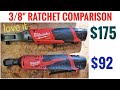 Milwaukee M12 Fuel 3 8 Cordless Ratchet Comparison 2457 VS 2558