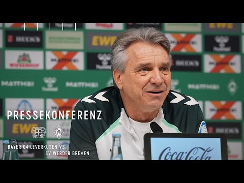 Pressekonferenz mit Horst Steffen vor Leverkusen I Bayer 04 Leverkusen vs. SV Werder Bremen