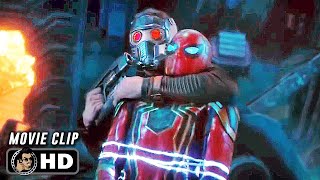 Star Lord Vs Spider Man Scene | AVENGERS INFINITY WAR (2018) Sci-Fi, Movie CLIP HD