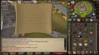 Yawn at the top of Trollheim. Equip a lava battlestaff, black dragonhide vambraces and a mind shield