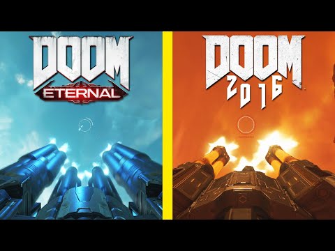 Doom Eternal vs Doom 2016 - All Weapons Comparison
