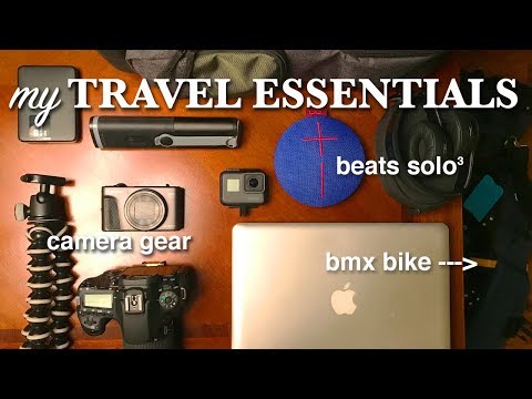 MY TRAVEL ESSENTIALS! #VLOGLIFE