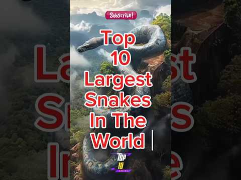 Top 10 Largest Snakes In The World #snake #shorts
