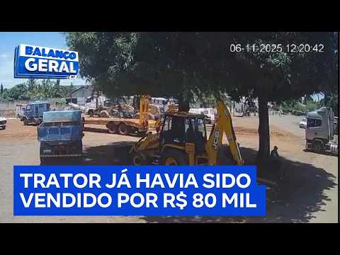 Trator quase é descartado por engano e caso vira alvo de CPI em Formosa (GO) | Balanço Geral DF