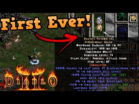 Diablo 2 - FIRST EVER DEATH's FATHOM!!!