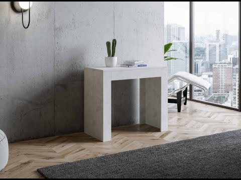 Console extensible contreplaqué spatulé Plako