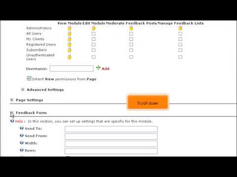 How to install an additional feedback module in DotNetNuke