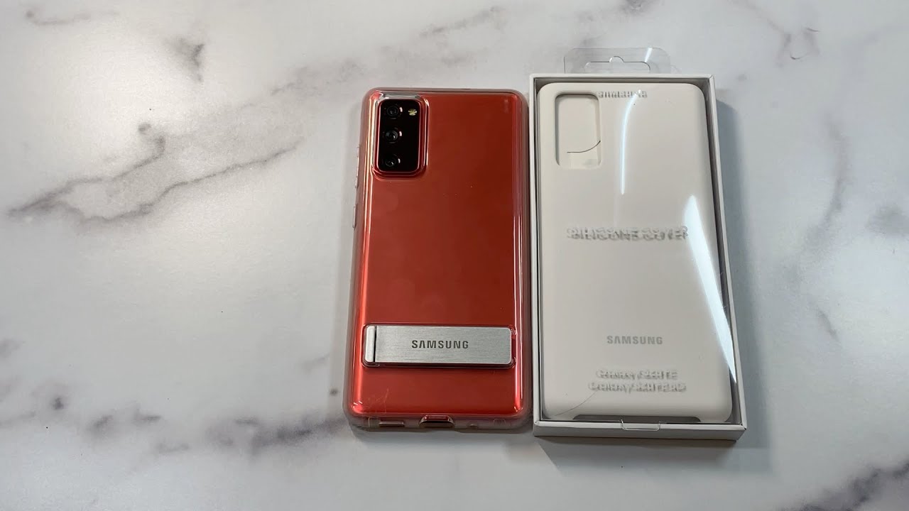 Official Samsung GALAXY S20 FE 5G SILICONE COVER, WHITE Unboxing and Review