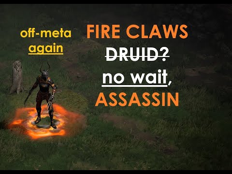 FIRE CLAWS Assassin - D2R Off-Meta Build
