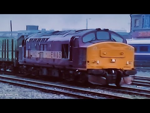 37682  Opens Up On The Dee Marsh to Warrington Arpley Wood Empties at Chester 2003.  #arthurgrowler