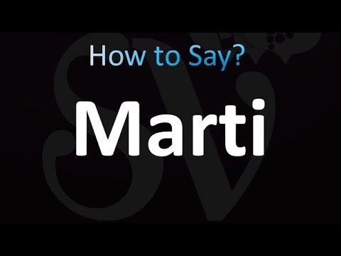 How to Pronounce Marti (correctly!)