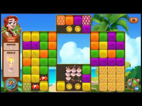 Lost Island Blast Adventure Level 1188 - NO BOOSTERS 🏝️ | SKILLGAMING ✔️