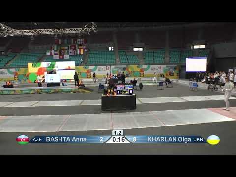 Tunis Grand Prix 2023 SWS - L16 - Anna Bashta AZE v Olga Kharlan UKR