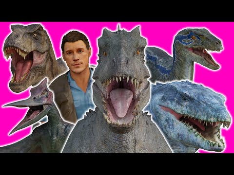 ♪ JURASSIC WORLD THE MUSICAL "Hybrid Dinosaur" By LHUGUENY- Blender Remake