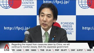 Japan monitoring impact of China tensions on its economy, says minister
