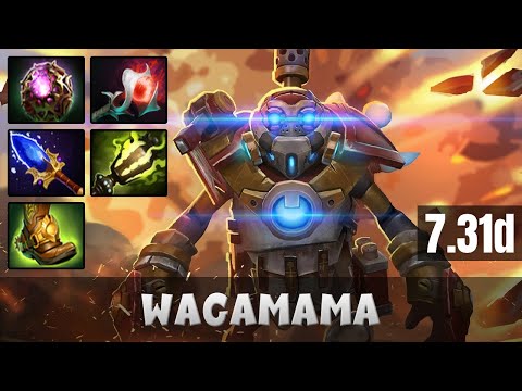 WAGAMAMA Clockwerk MID LANE Gameplay | Dota 2 Full Game