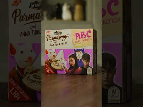 Anna, Thasup, Tony Boy x Parmareggio “l’ABC della merenda” 🔤🧀