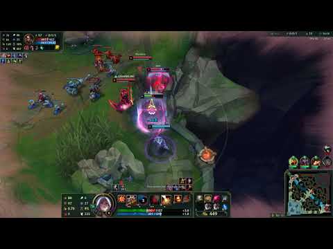 League of Legends Lunar Leona vs Coven morgana clown fest w The kid228
