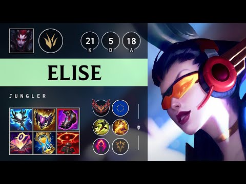 Elise Jungle vs Rek'Sai - EUW Grandmaster Patch 25.09