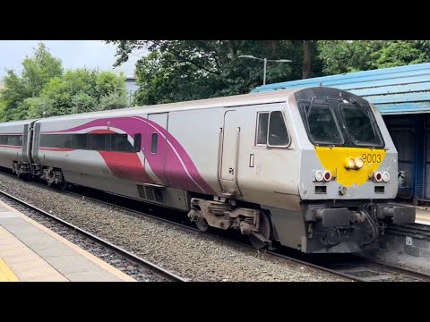 Irish Rail Enterprise De Dietrich 9003 & Class 201 Locomotive 207 - City Hospital