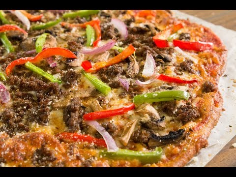 Keto Pizza Recipe - Low Carb Pizza Crust #Ketopizza #ketopizzacrust
