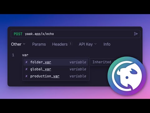 Yaak 2025.6: Folder Variables, Keychain Access, and High Contrast