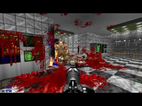 Brutal Doom v20b - Hell on Earth Starter Pack - Map09: Bio Labs