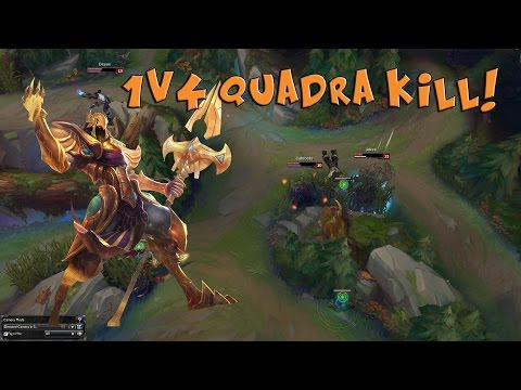 Azir 1v4 Instant Quadra kill ft. Fredy122