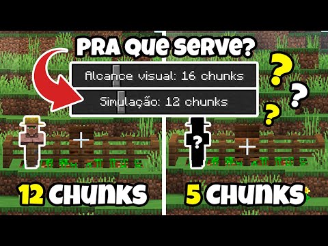 O que é a nova Opção "SIMULAÇÃO" do Minecraft 1.18