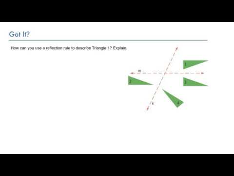 Geometry 9 2 Reflections Problem 3 Writing A Reflection Rule