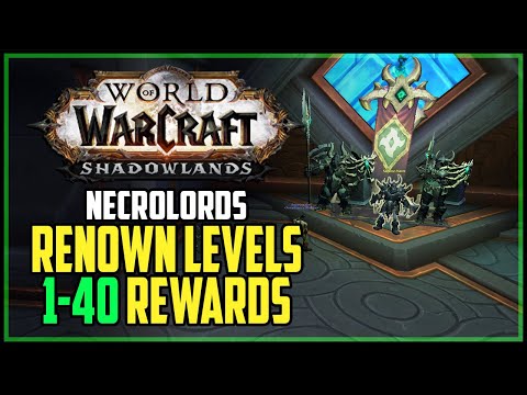 All Necrolords Renown Rewards Showcase WoW Shadowlands