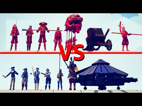 DYNASTY TEAM vs RENAISSANCE TEAM - Totally Accurate Battle Simulator TABS 1