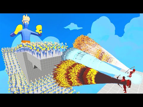 100x SUPER BOXER + 2x GIANT vs 3x EVERY GOD - Totally Accurate Battle Simulator TABS