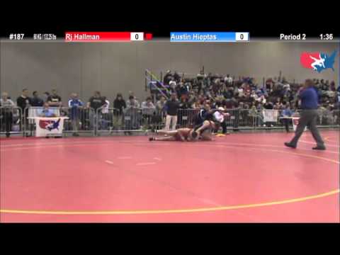 FILAJRFS: 60 KG / 132.25 lbs: Rj Hallman (Iowa State) vs. Austin Hieptas (Badger WC)