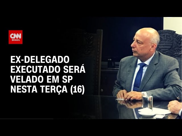 Velório de ex-delegado-geral executado no litoral de SP será na Alesp | CNN NOVO DIA