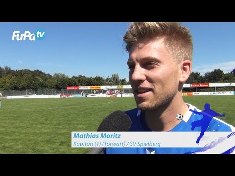 Mathias Moritz - SV Spielberg - zum Spiel vs. SSV Reutlingen 05, im FuPa.tv-Interview am 13.8.2016
