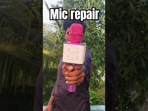 💥how to repair koraoke mic | how to repair mic  #shorts  #repair #mic