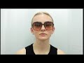 Woman Model Wearing Guess GF6146 45F Sunglasses