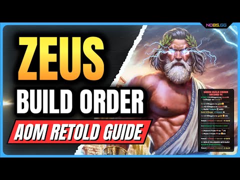 Greek Build order Aom retold - Featuring Zeus | Age of Mythology Guides