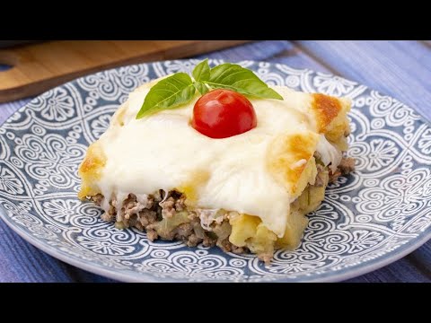 Layered Beef Potato Casserole: perfect for a quick and...