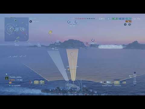 World of Warships Legends USS Fletcher Gameplay A rough start ends in great game Trident Domination